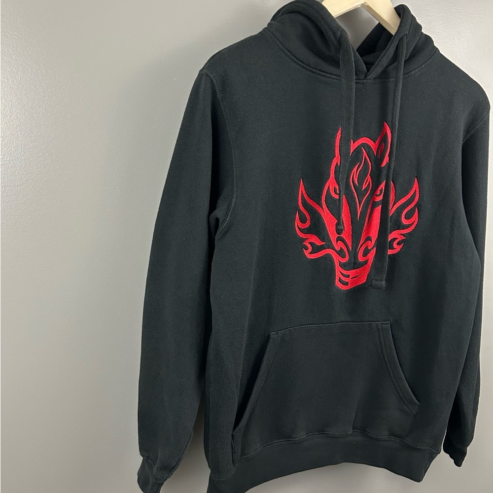 Calgary Flames Blasty Embroidered Sweater Hoodie Size Small - Picture 6 of 13